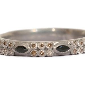 Armenta New World Sapphire & Diamond Stack Ring